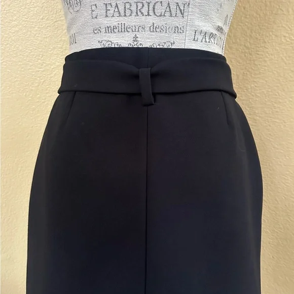 Maje “Josina” Black Faux Wrap Mid Thigh Skirt Size 40 (US 8) New Without Tags! - Picture 11 of 15